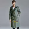 Luxuryyoung Man Moda Casa Mudança de Windbreaker exclusiva Men time Men Outwear 2022 Spring Outono Europeu Classic sobretudo