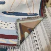 Decken Abstrakte Anbeter Werfen Verdicken Retro Nordic Sofa Abdeckung Hause Dekoration Bettwäsche Blatt Hängende Tapestry Reise Decke Teppich