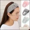 Haaraccessoires Cosmetische Wrap Tiara Tulband Gezicht Wassen Verstelbare Yoga Vrouwen Gezichtshanddoek Bad Haarband Make-up Hoofdbanden Spa Otrmf