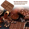 Backwerkzeuge Silikonformen für zerbrechliche Schokolade in Lebensmittelqualität, Energieriegel mit 6 Formen, Haushalts-Fondantform
