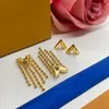 Diseñador Hoop Silver Rose Stud Pendientes para mujeres Luxurys Designers Heart Gold Earring Fashion V Letter Pearl Earring 2211013Z