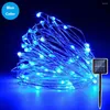 Strings LED Solar Lamp String Lights 8 Modi 100/200/300leds Fairy Holiday Christmas Party Garden Waterdicht Garland Decor 12/22/32m