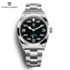 Zegarek Pagani Design 40 mm Automatyczne mechaniczne mechaniczne zegar na rękę Sapphire AR Glass Waterproof zegar zegarowy dla mężczyzn stal nierdzewna 221031
