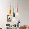 Pendant Lamps Bedside Led Chandelier Nordic Bedroom Modern Single Head Simple Lamp Long Line Restaurant Bar Counter Small