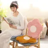 50cm Soft Stuffed Memory Foam Cushion Rabbit Fur Flowers Pillow Mat Dolls 7 Colors Sofa Chair Cushion Home Decor Gift