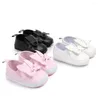 Pierwsze spacerowicze 2022 The Princess Bow Baby Shoes Sofe Sole Girl