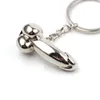 Creative Brass Men Penis Pendant Keychain Fun Simulation Chick Personal Carinals Carke -keychain New Small Copper Ware