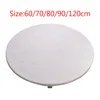 Bordduk Anti-Sewage No-Wash och Wipable Round Countertop Cover Desktop El Home Waterproof Elastic skivspelare