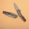 Promoción KS Assisted Flipper Cuchillo plegable 8Cr13Mov Hoja recubierta de titanio gris Mango de acero inoxidable EDC Cuchillos de carpeta de bolsillo con caja al por menor