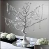 Dekoracja imprezowa 30 Manzanita sztuczne drzewo białe centralne miejsce na imprezę Lead Table Top Dekoracja ślubna 20 Crystal Chains261QDHFVK3100823