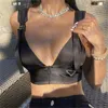 Womens Brand Tanks Ondergoed Zwart T-shirt Driehoek Logo Tube Tops Voor Vrouwen Sexy Sling Tank Top