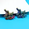 Brooches CINDY XIANG Rhinestone Duck For Women Animal Pin 2 Colors Available Vintage Coat Accessories Alloy Material Good Gift