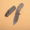 Promotion KS 2061 Assisted Flipper Folding Knife D2 Stone Wash Blade Stainless Steel Handle EDC Pocket Folder Knives with Retail Box