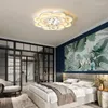 Lustres salon lampe cristal moderne Simple usage domestique plafond 2023 haut de gamme lumière luxe créatif rond chambre