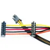 Computer Cables HDD SATA Power Cable Right-Angle 15 Pin X2 To Mini 6 ATX Adapter For 3653 3650 Series Compatible