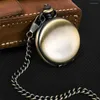 Montres de poche DHL 50pcs / lot Mode 37CM Fob Chaîne En Acier Lisse Montre À Quartz Vintage Roman Nmber Cadran Pendentif