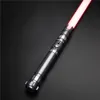 Palitos de luz LED rgb sabre swing suave sable pesado duelo de 12 colores cambia 10sets Soundfonts Force FX Foc Blaster Toys Jedi Swor