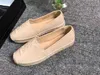 RealFine Dress Shoes 5A Y5650200 Espadrilles Fisherman Leather Shoes for Women Storlek 35-41