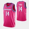 Washington039039Wizards039039Men Bradley Beal Rui Hachimura Kyle Kuzma Corey Kispert Personalizado Rosa Cherry Blossom City 22971836