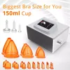 2022 150 ml tasses Thérapie sous vide Les fesses soulevez la machine de massage d'agrandissement du sein / Home Use Lymphatic Detox Machine