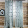 Curtain Luxury Jacquard Design White Sheer Curtains For Living Room Home Cafe El Office Striped Window Shades