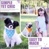 Altre Forniture per Cani 10 Pezzi Bandana per Cani Triangolo Sciarpa a Pois Punto Bavaglino Lavabile Regolabile Accessori per Cuccioli Piccoli e Medi C Dhlwa