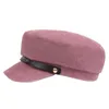 Мячные кепки зимние шляпы для женщин шерстяная шапка шерстяная кнопка кнопка бейсбол Солнечный козырьк черный осень