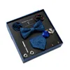 Bow Ties Brand Nice Handmade 2022 Design Holiday Gift Tie Pocket Squares Cufflink Set Nathtie Box Wedding Accessories Dot Dot