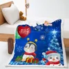 Couvertures joyeuses Christmas Kids Gift Counder Throw