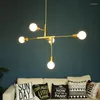 Hanglampen vintage loft retro sputnik kroonluchter keukenbar eetkamer slaapkamer decor ijzeren pijp lamp rose goud licht