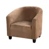 Sandalye kapakları 1pc kadife kulüp koltukları streç kanepe slipcovers Çıkabilir kanepe kapağı bar sayacı oturma odası resepsiyonu