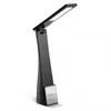 Lâmpadas de mesa 3 Modos Lâmpada de mesa LED com temperatura Exibir despertador Touch Dimmable Touch Foldável Reading Light Olhos Proteção