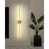 Luminárias de parede simples alumínio led nórdico moderno sala de estar TV Background Bedroom Bordes Luzes de corredor