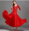 Stage noszenie hurtowe dziewczyny eleganckie czerwone czarne standardowe sukienki balowe
