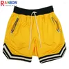 Męskie szorty Rainbowtouches 2022 Sport Summer Thin Mesh Men's Running Basketal Training Spods Oddychający fitness Połowa