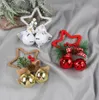 Décorations de Noël Pentagramme Pendentif Cloche DIY Arbre De Noël Ornement Arc Cloches En Gros