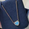 Necklaces Bracelet designer jewelry Blue Love Necklace fashion temperament collarbone chain