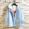 Herrjackor Mänjacka 2022 Spring Casual Male Hooded Windbreaker Bomber Man Coats Fashion Women