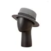 Beretti 202201-HH2060B 2022 lana primaverile Felf-brim Classic Fedoras Cap Men Women Panama Jazz Hat