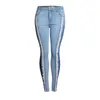 Kvinnors jeans kvinnors fanan-k015 europeiska och amerikanska slitage 2022 mode tassel smala mager skinkor byxor kvinnor