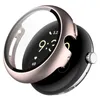 360 Full Cover PC -fodral med härdat glasfilm Skärmskydd för Google Pixel Watch Pixelwatch Smartwatch