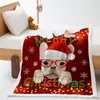 Couvertures joyeuses Christmas Kids Gift Counder Throw