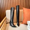 Row Boot Designer Coco Romy Boots Kadın Moda Deri Topuk Ayak Bileği Öngenleri Sıralar İnkiye Saçlı Toe Bootie Yüksek topuklu ayakkabılar
