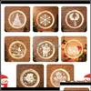 Christmas Decorations Festive Party Supplies Garden Drop Delivery 2021 Qifu Elk Snowman Curtain Light Decor For Otxnn