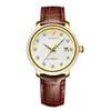 Armbandsur Jade Watch Automatic Mechanical Sapphire Mirror Natural Real Business Men Watches