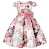 Girl's Dresses Summer Kids Flower for Girls Christmas Children Clothing Princess Brithday Wedding Party Baby Girl With Bow 221101