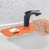 Silikon Mutfak Musluk Mat Lavabo Sünger Tahliye Rafı Katlanabilir Lavabo Mat musluk Sıçrama Catcher Banyo Tezgah Koruyucu Mat 10 PCS