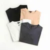 Camisas femininas camisetas de verão Camisa coreana de moda feminina Inglaterra Simples Solid Sold-Golaço curto Tees de manga curta Harajuku Tshirt 2022 ropa
