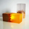 مصابيح طاولة الهدايا الإبداعية مصباح مكتب راتنج مخصص لخشب الصلبة LED LIGH