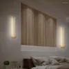 Lámparas de pared Lámpara minimalista nórdica sala de estar dormitorio dormitorio de cama moderna línea led lámpara accesorios iluminación deco de hogar